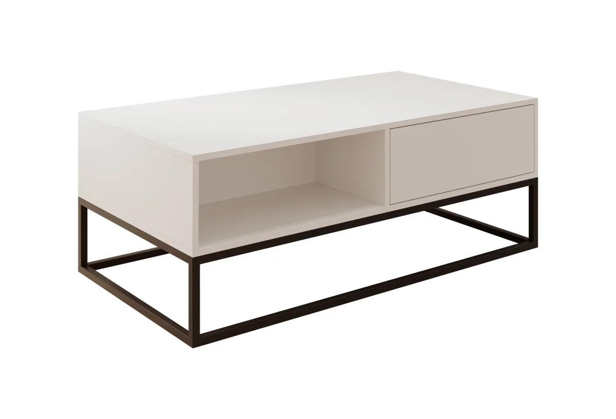 Delta - Salontafel met lades - Wit - Afbeelding 6