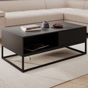 Delta - Salontafel met lades - Zwart